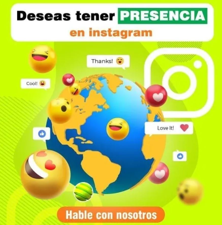 redes sociales en instagram
